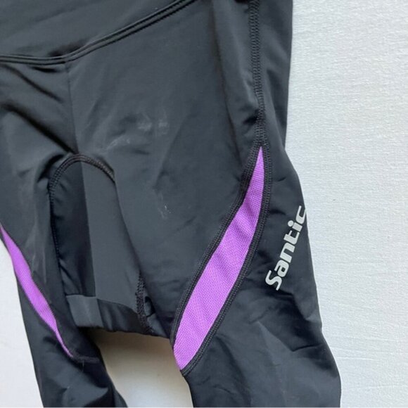 Santic Alita Purple Women Padded Cycling Shorts Sz M - Picture 4 of 10
